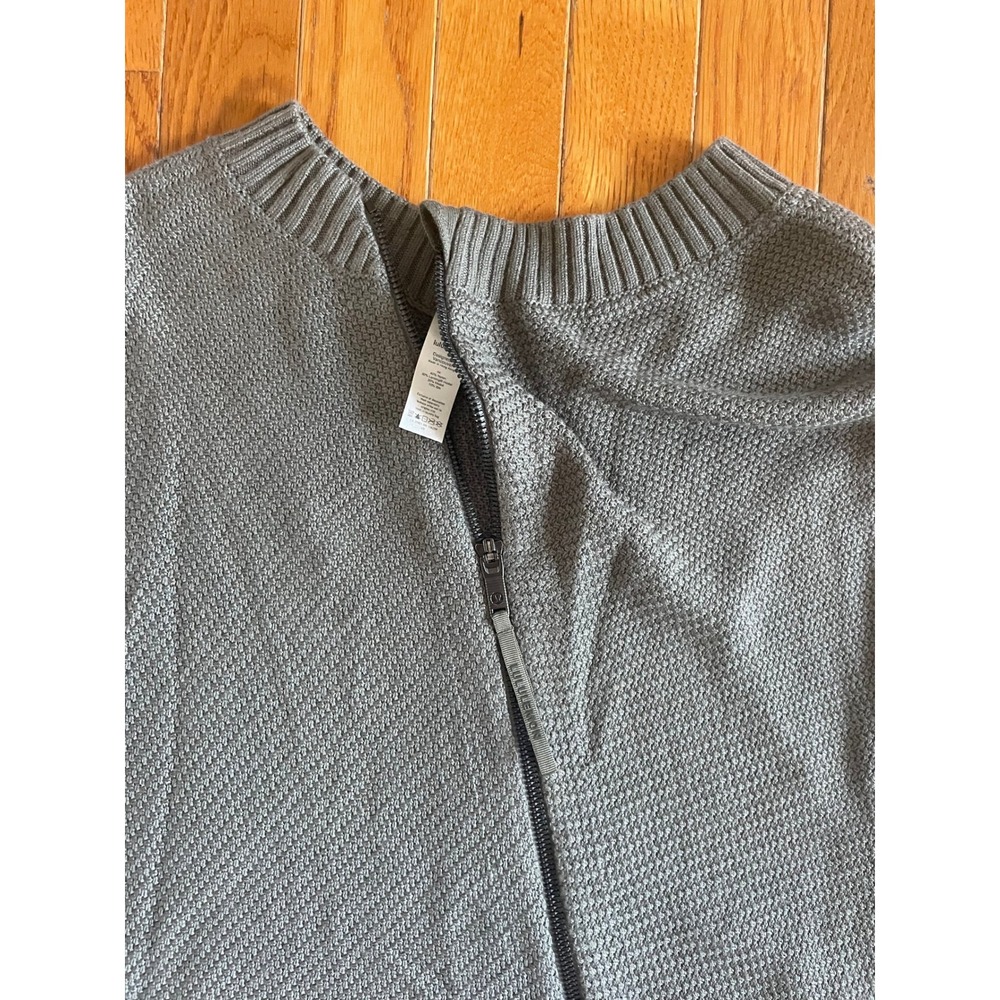 Lululemon Softer Still Wrap Womens One Size Zip Up Nylon Cardigan Kimono Sweater - Picture 2 of 5